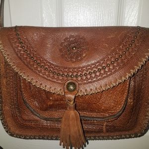 Patricia Nash Leather Handbag Boho